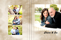 Claire and Joe Engagement book